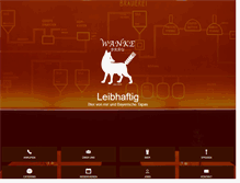 Tablet Screenshot of leibhaftig.com